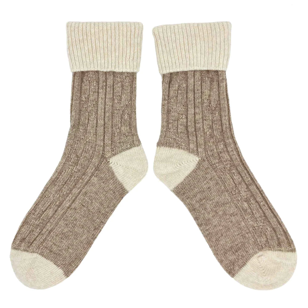 Cashmere socks - Mushroom