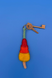 Rocket Ice Lolly Charm Keyring