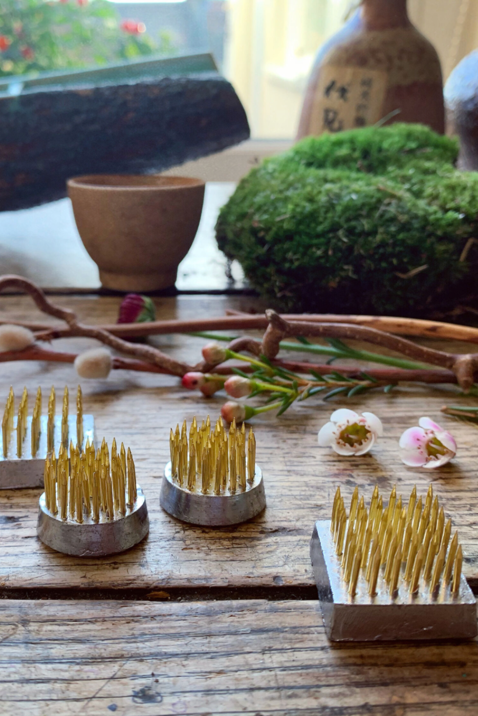 Mini Kenzan Flower Frog Set