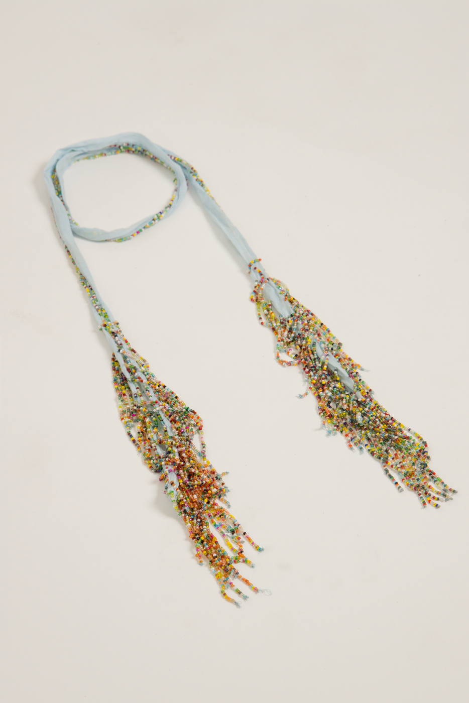 Beaded Tassel Necklace