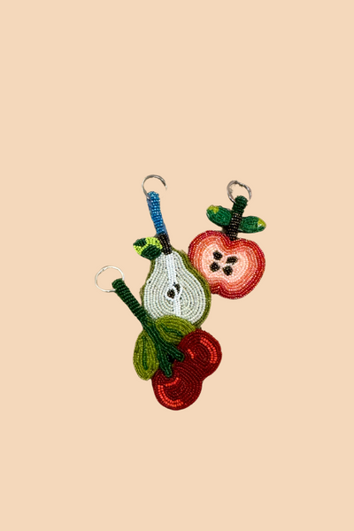 Fruit Mini Beaded Keyring