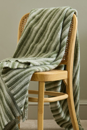Olive Aber Stripe Throw