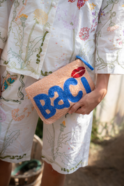 Baci Beaded Clutch