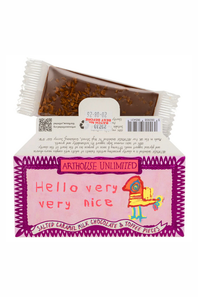 Hello Very Very Nice, Salted Caramel Milk Chocolate & Toffee