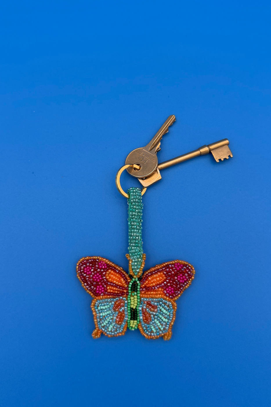 Butterfly Charm Keyring
