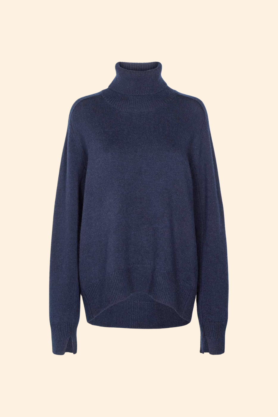Navy Celly Poloneck