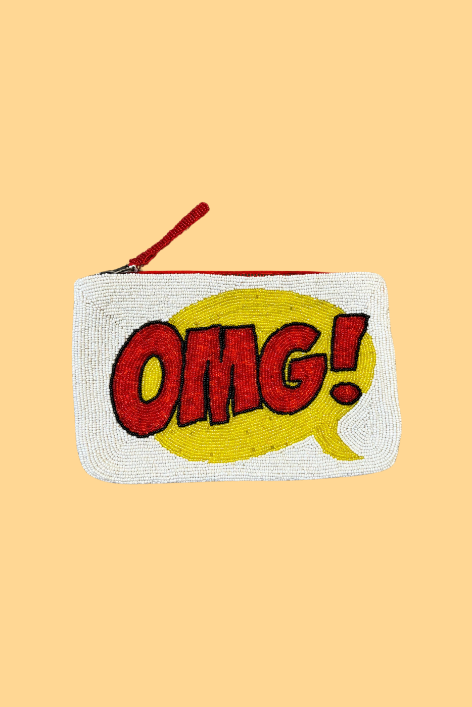 OMG Beaded clutch