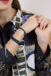 Egyptian Bracelet in Teal