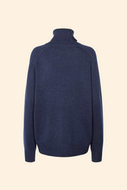 Navy Celly Poloneck