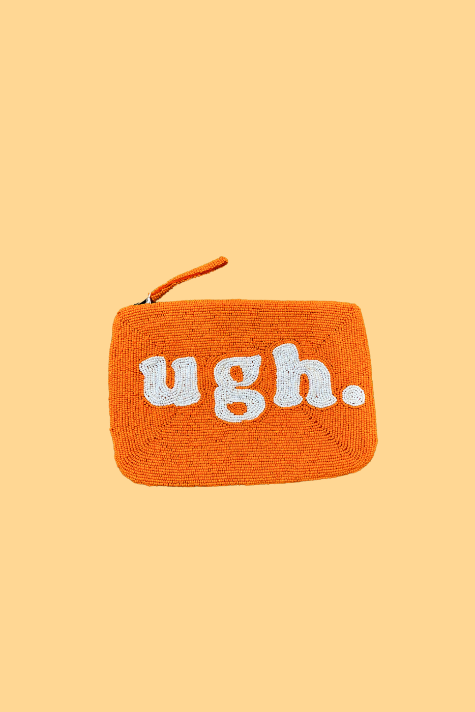 Ugh beaded clutch
