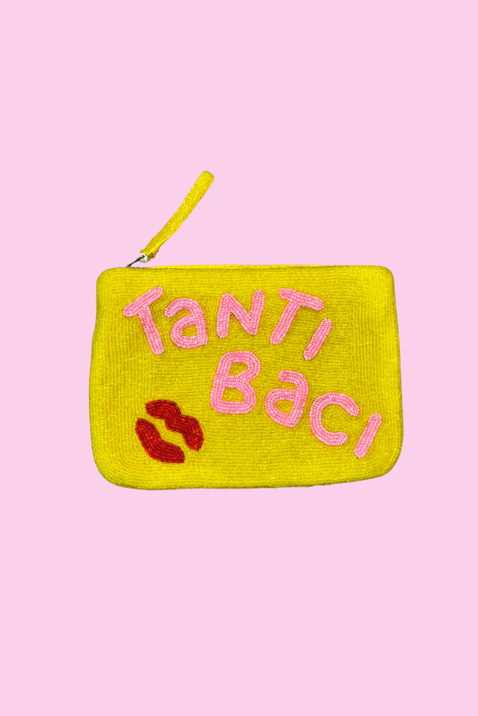 Tanti Baci beaded clutch