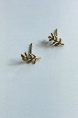 Verity Leaf Stud Earrings