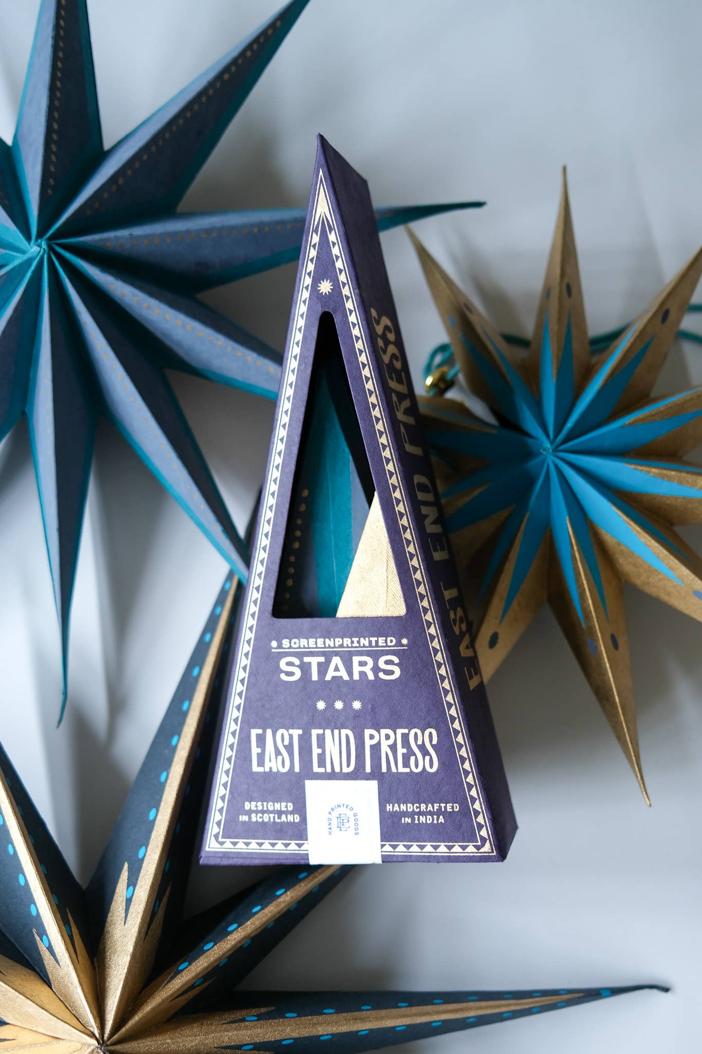 Three Star Decoration Set by East End Press