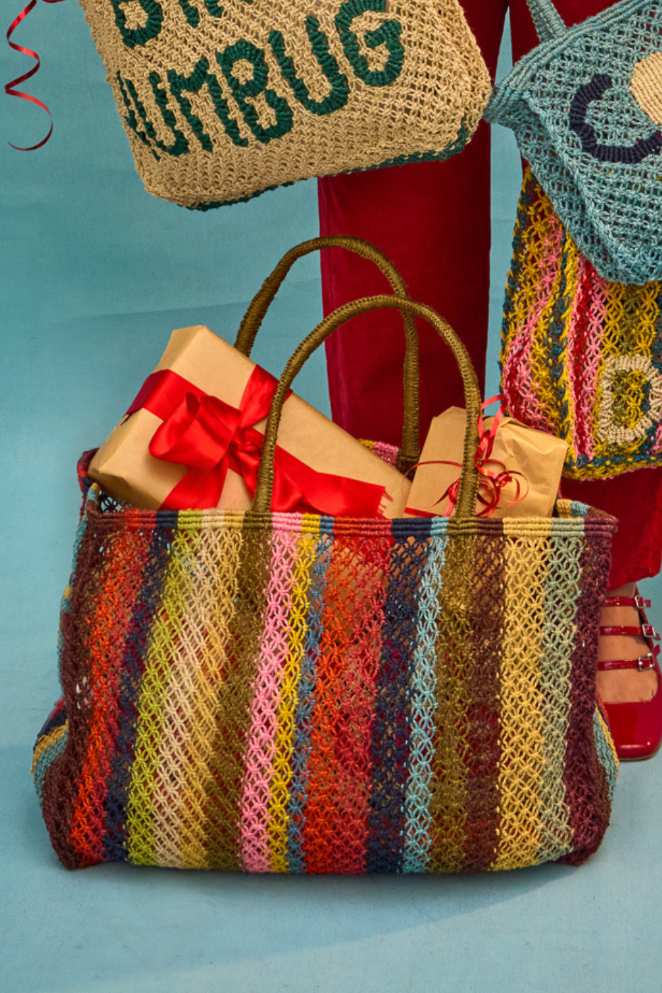 Barry - Rainbow Multicolour Stripe