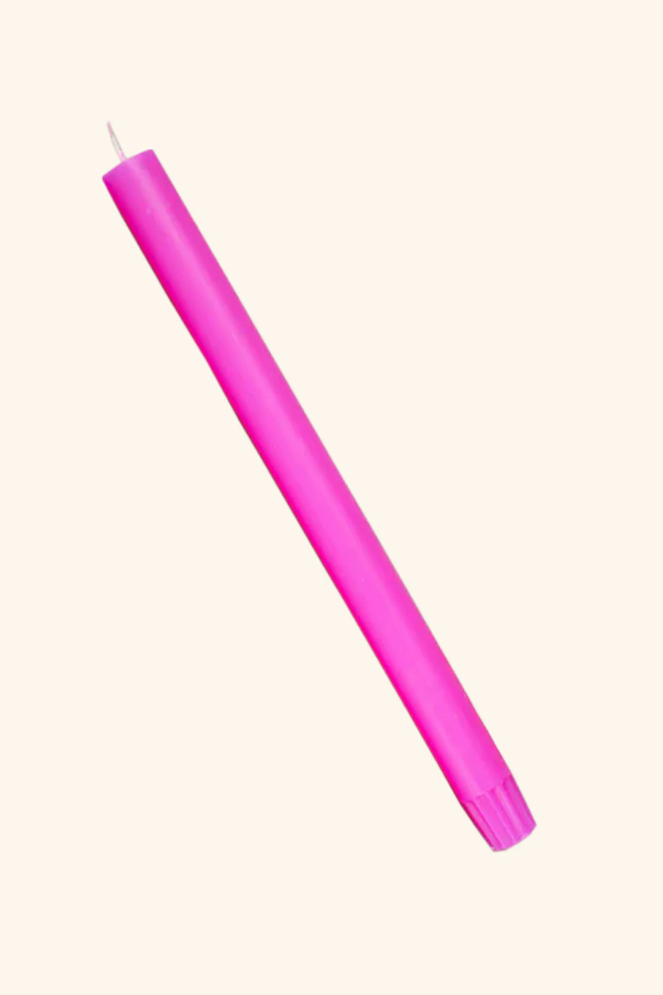 Fluro Purple Dining Candle