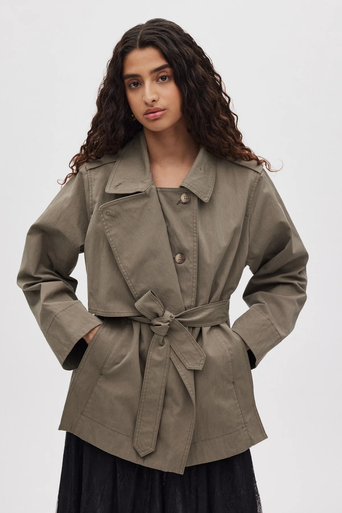 Nadira Utility Trench Coat