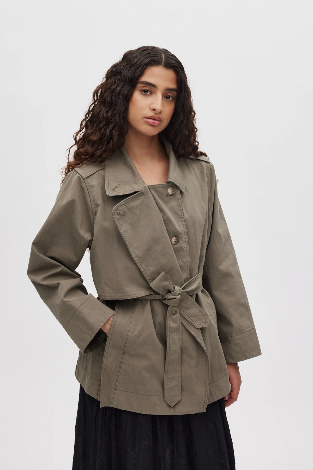 Nadira Utility Trench Coat