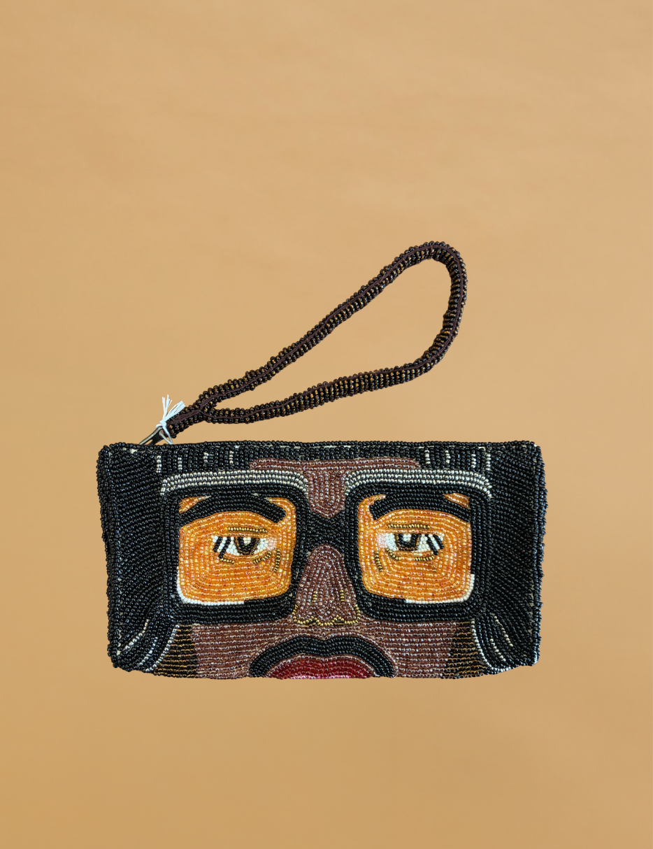 Anderson Paak beaded glasses case