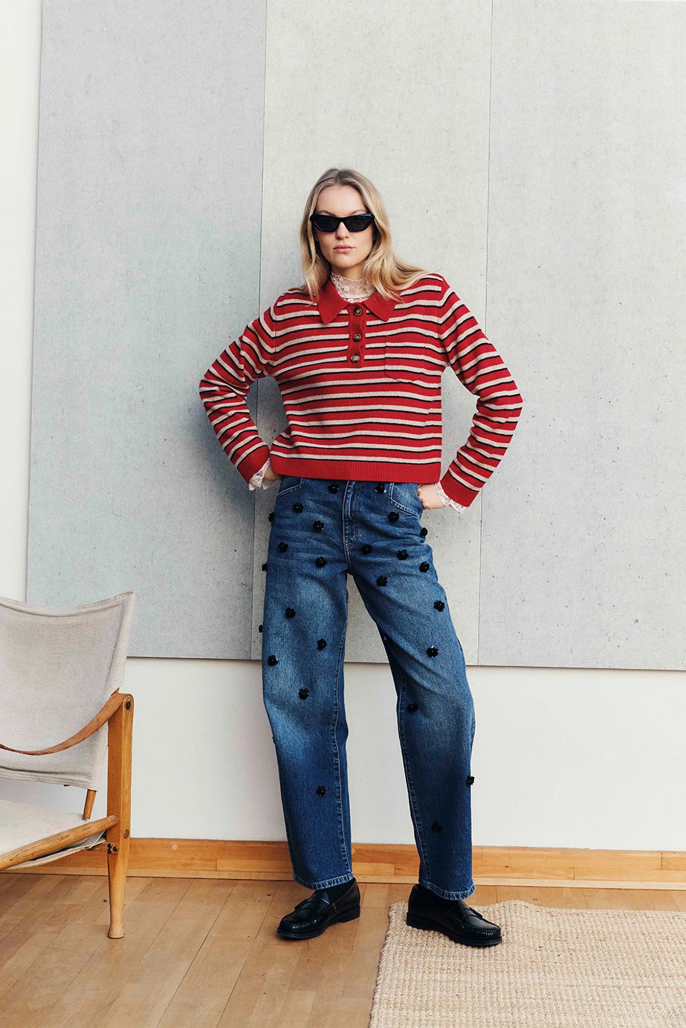 Crimson Cori Jumper
