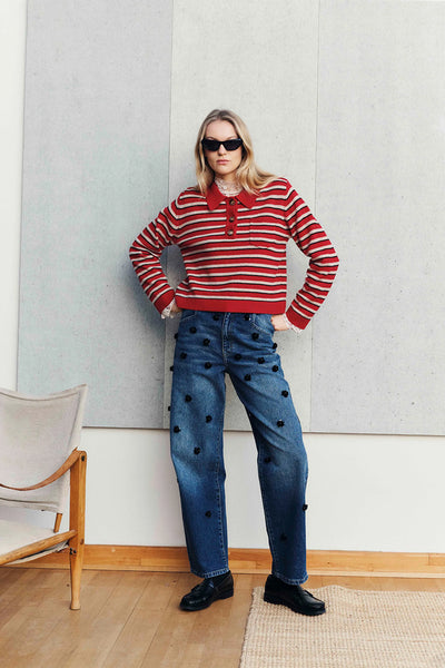 Crimson Cori Jumper