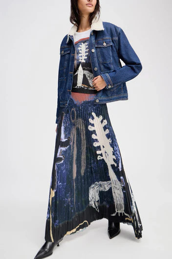 Taulla Navy Skirt
