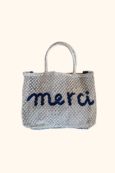 Merci - Natural and indigo