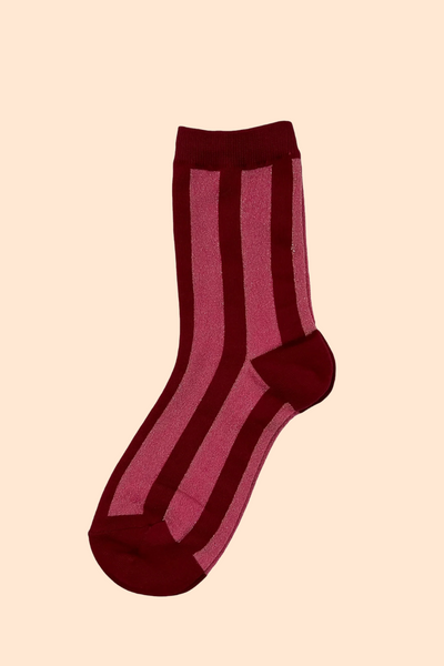 Berlin Socks Red Stripe