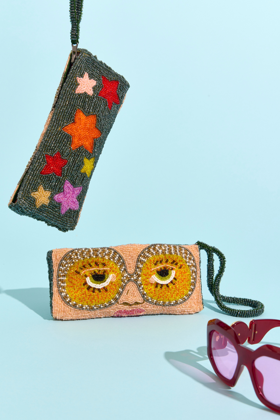 Lunettes Beaded Glasses Case