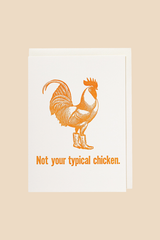 Not Your Typical Chicken Card