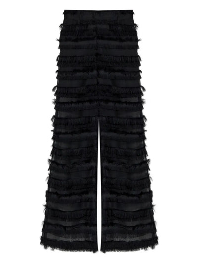 Laith fringe black trouser