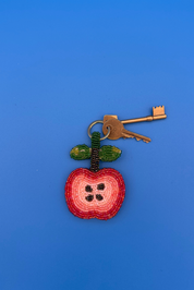 Apple Charm Keyring