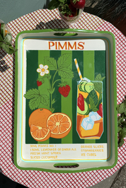 Pimms Handpainted Tray