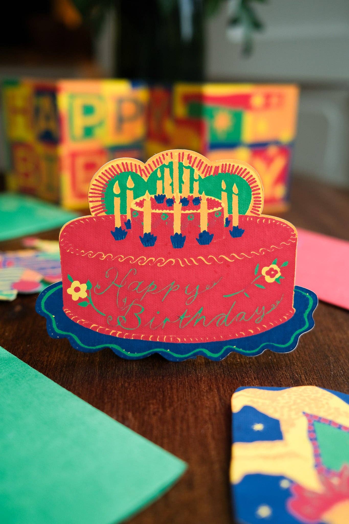 Birthday Cake Greeting Card by East End Press