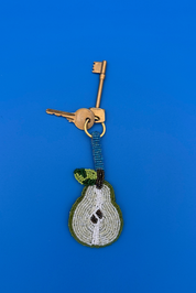 Pear Charm Keyring