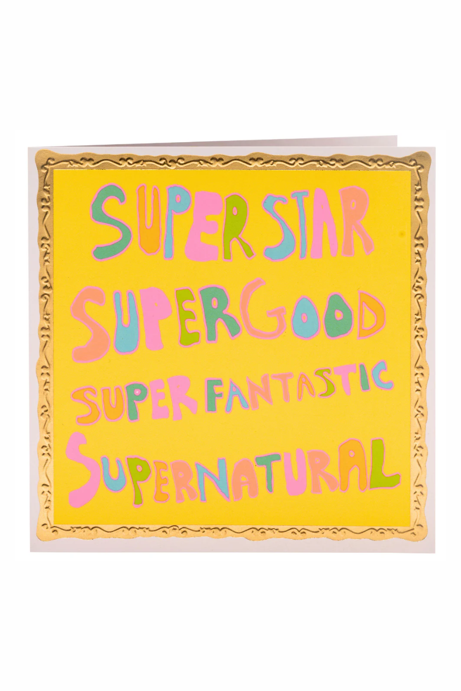 Superstar Supergood Card