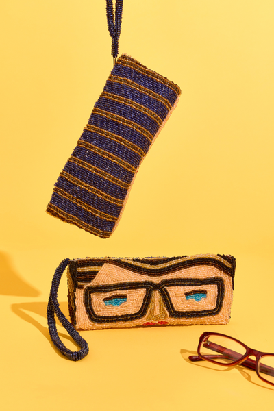 Lunette Yves beaded glasses case