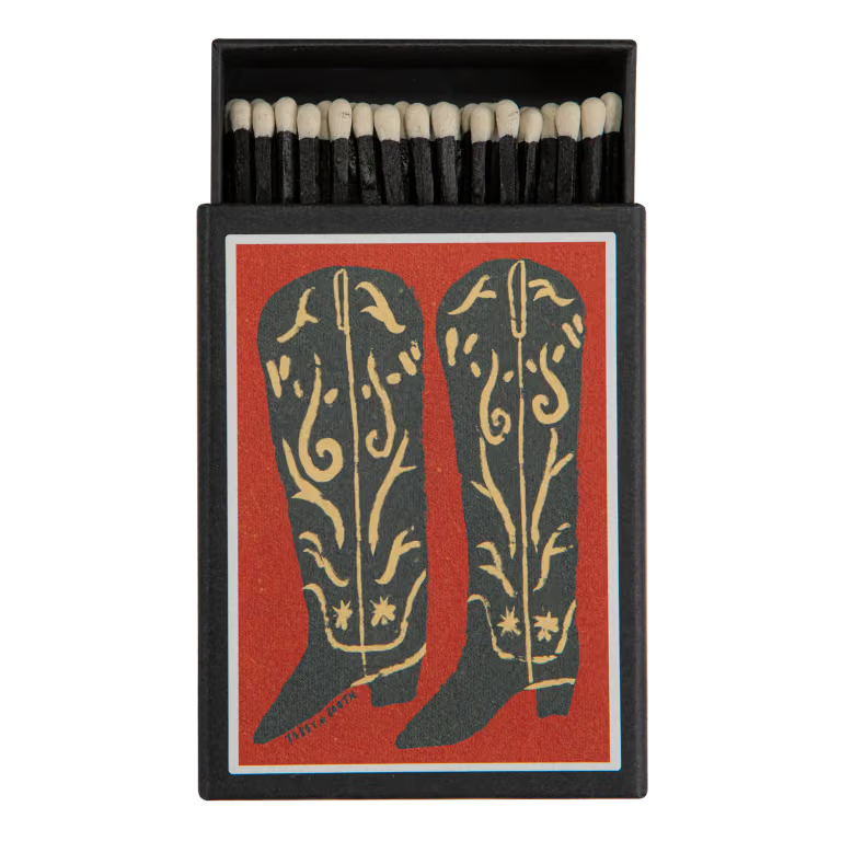 Cowboy Boots Keepsake Matchbox