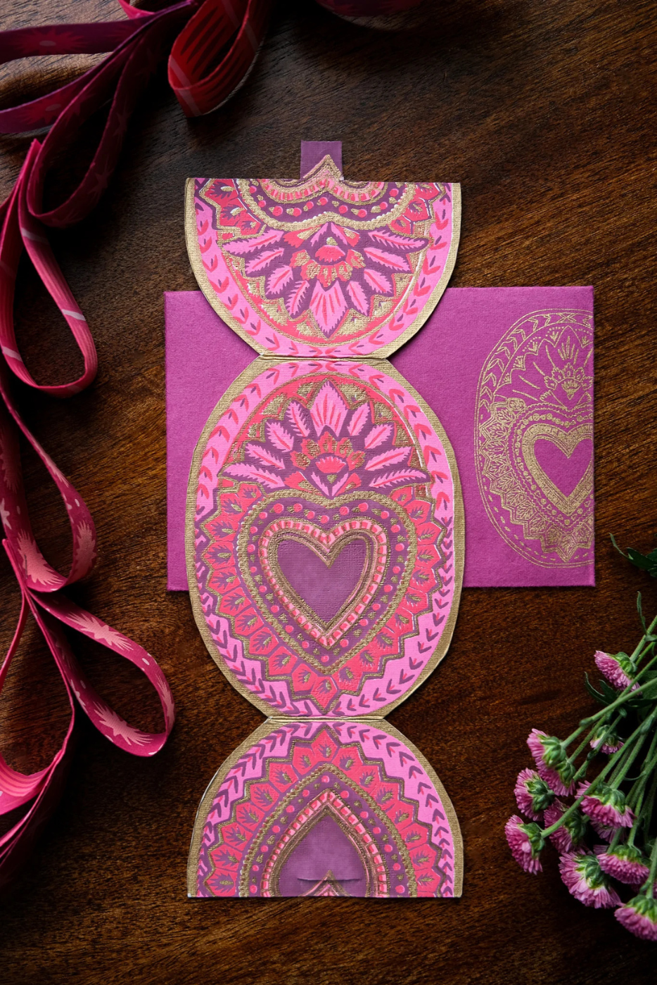 Heart of Feathers Card
