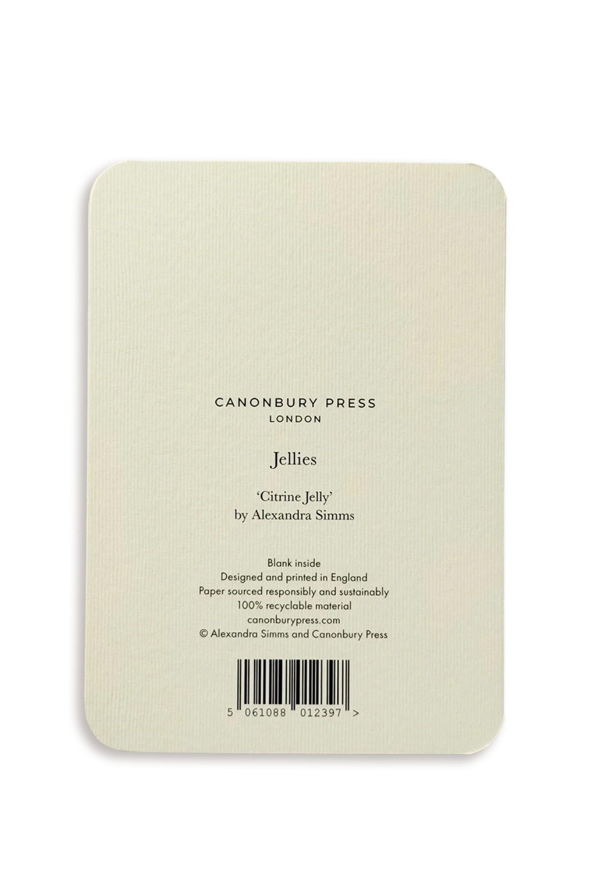 Citrine Jelly Greeting Card