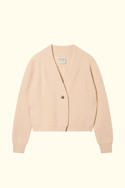 Macaroon Ribbed Cardigan