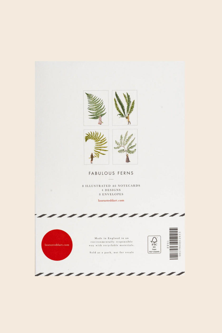 Fabulous Ferns A6 Notecards