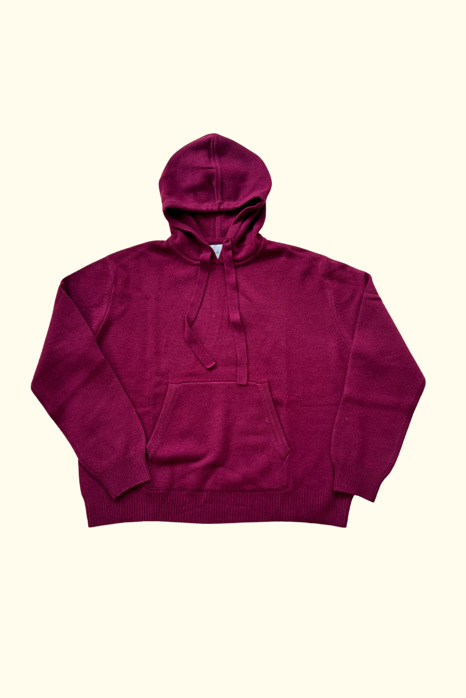 Oversize Burgundy Hoodie