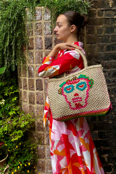 Day of the Dead Skull - Natural and multi