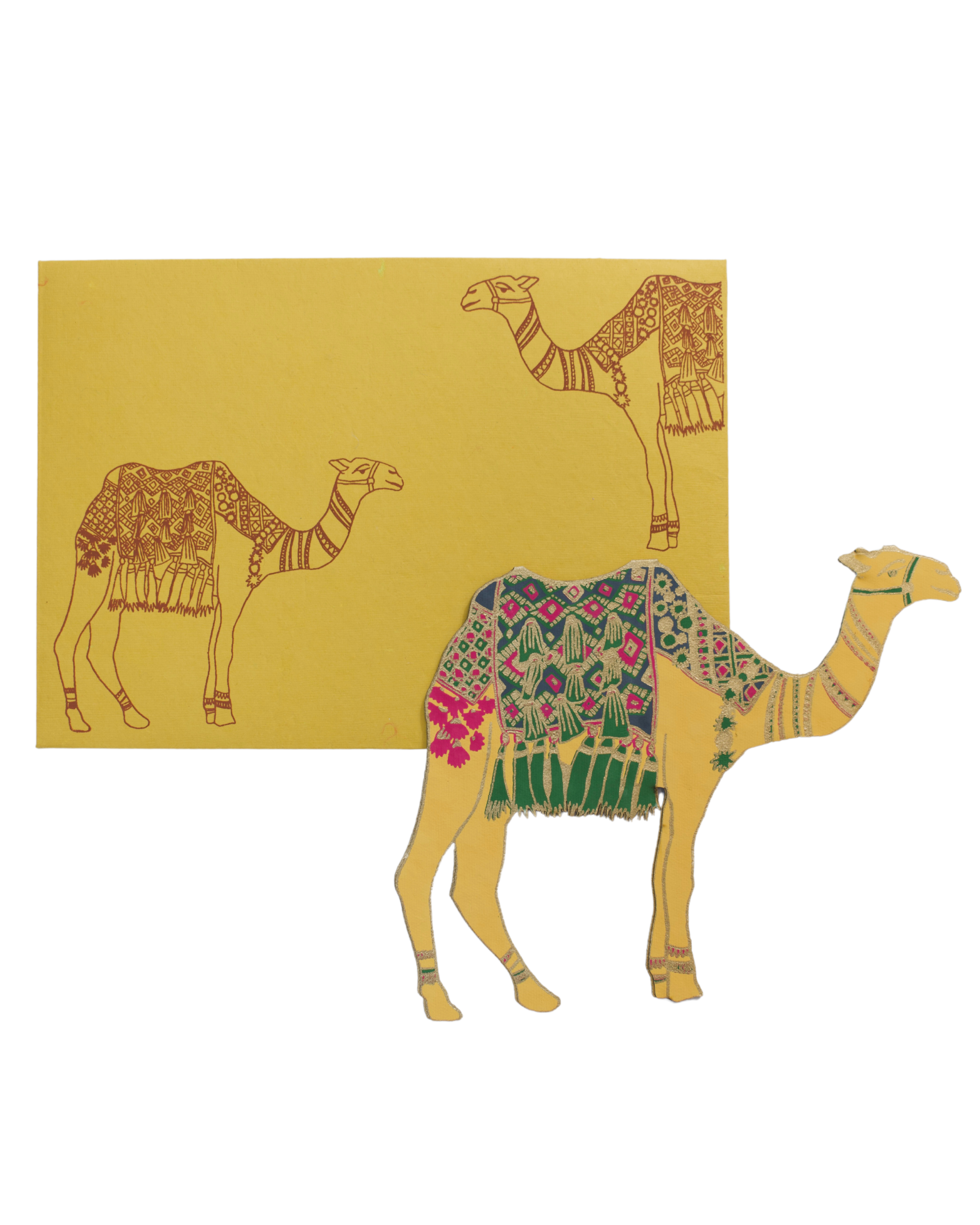 Camel Greeting Card by East End Press