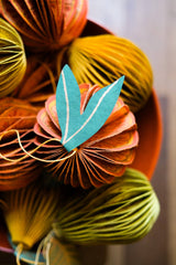 Orange Honeycomb Decoration