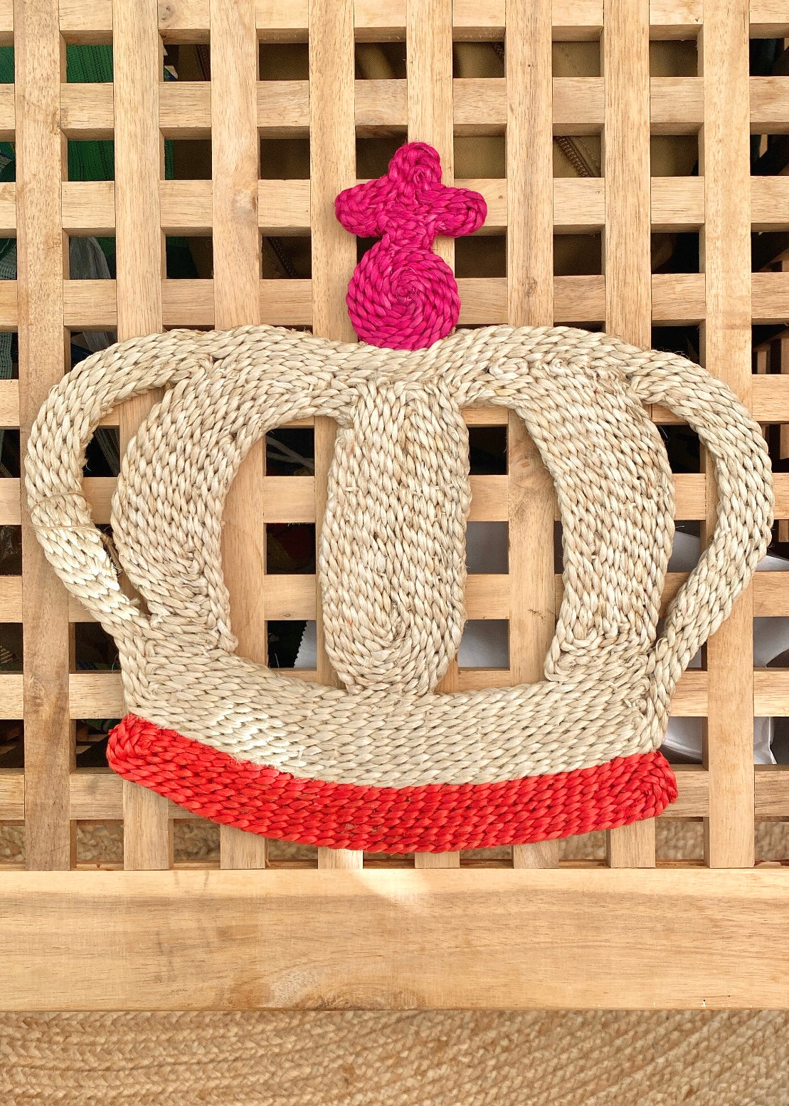Crown placemat - Red