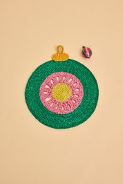 Green Round Bauble Placemat