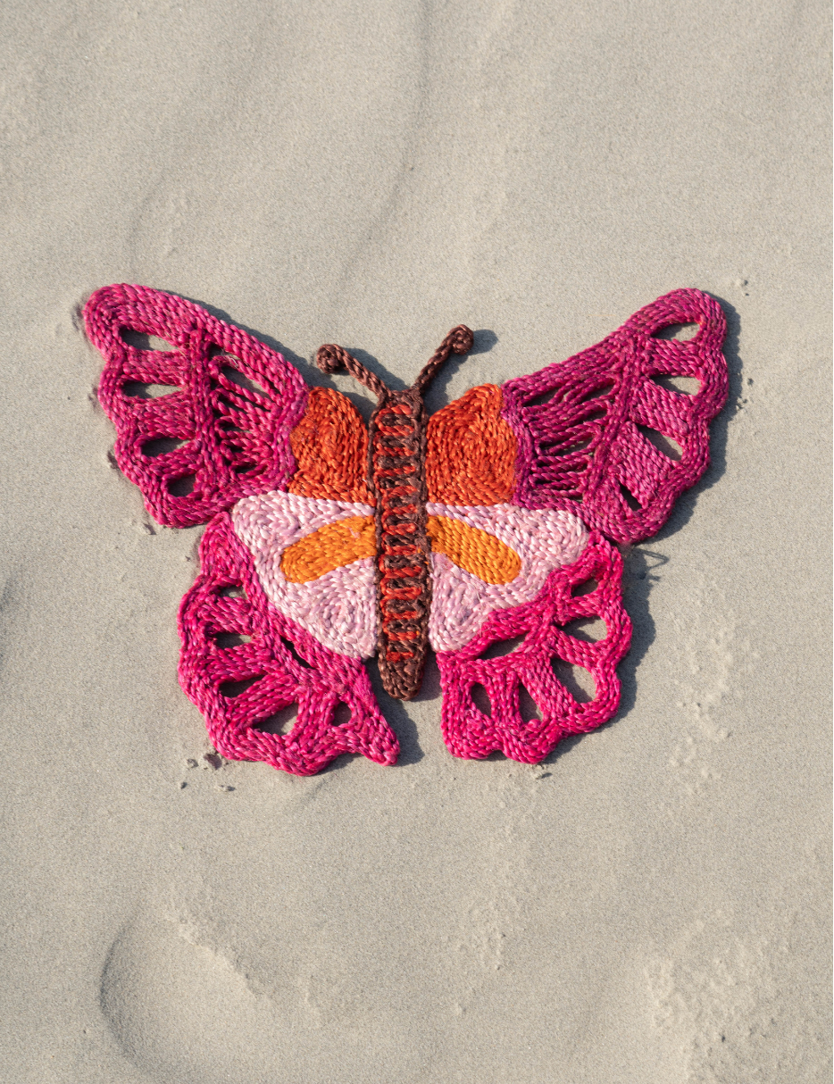 butterfly jute placemat
