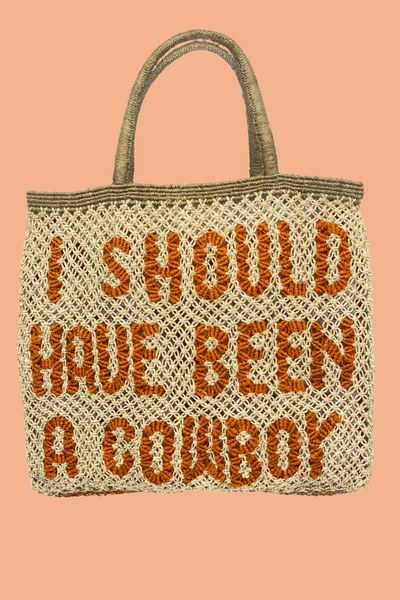 I Should Have Been a Cowboy - Natural, orange and khaki