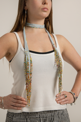 Beaded Tassel Necklace